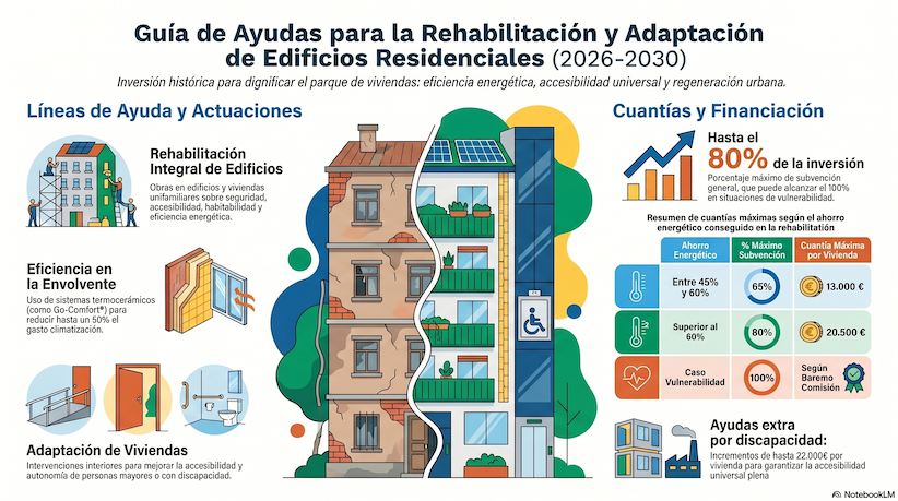 Información sobre rehabilitación energética y ayudas